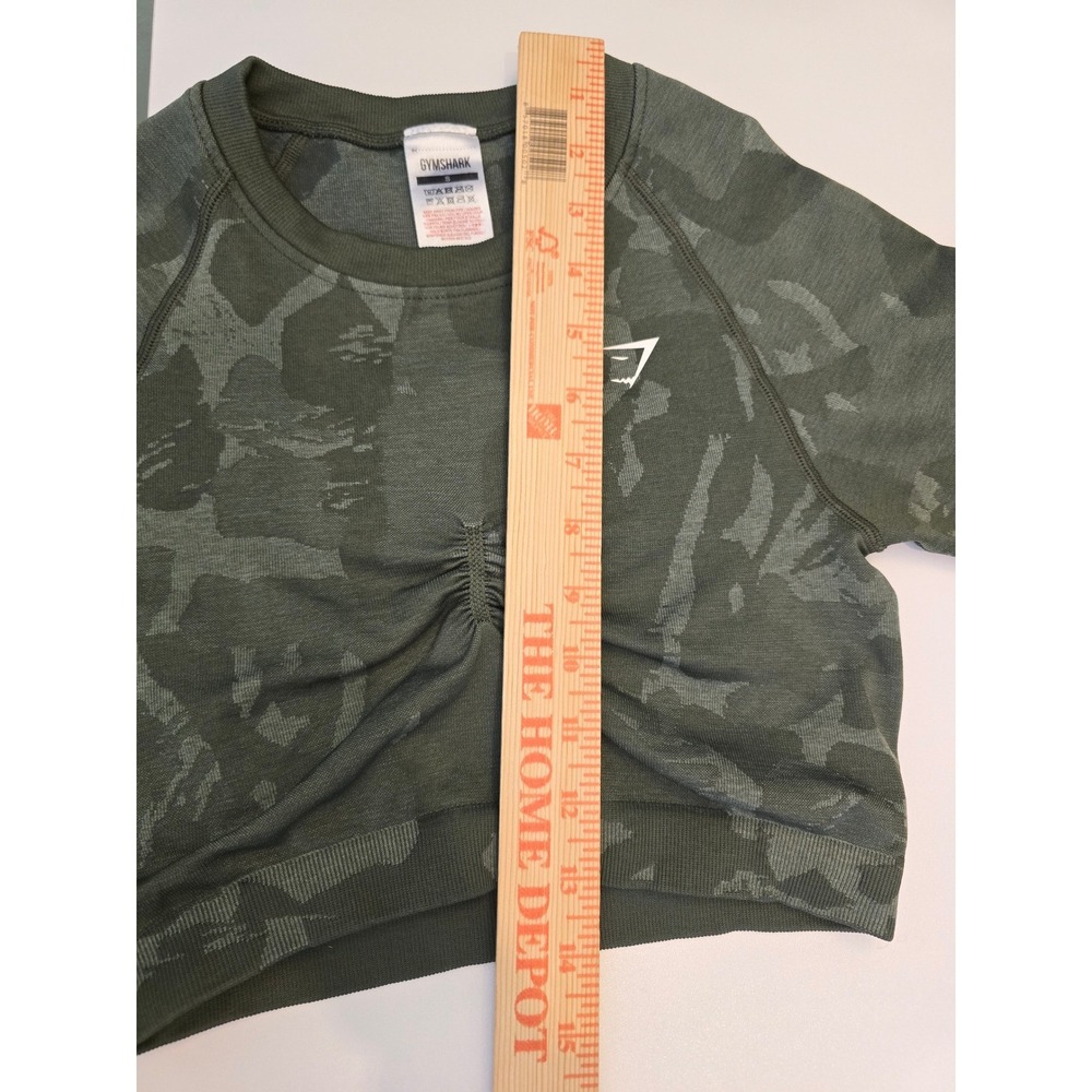 Gymshark Gorpcore Adapt Camo Seamless Long Sleeve Crop Top Women S - Picture 11 of 12